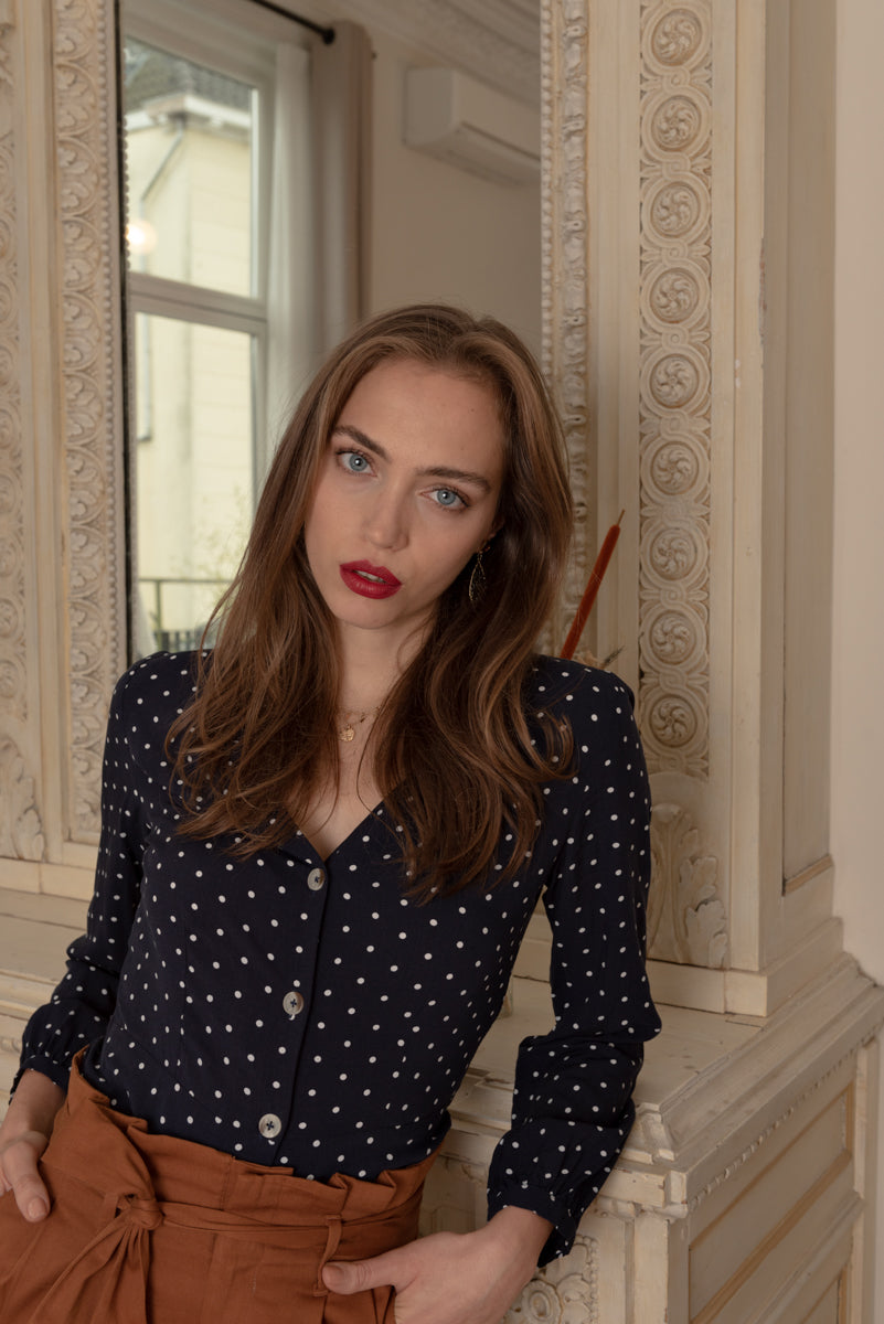 Bella Blouse dot